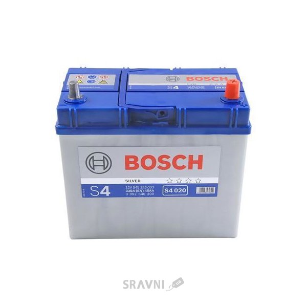 Акумуляторні батареї Автомобильный аккумулятор Bosch 6CT-45 АзЕ S4 Silver (S40 200)