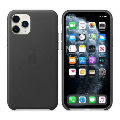 Чехол для мобильного телефона Apple Leather Case - iPhone 11 Pro Black (MWYE2)