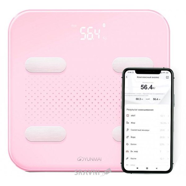Ваги Весы Yunmai S Smart Scale Pink