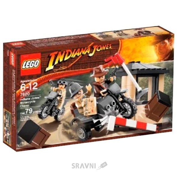 Конструктори дитячі Конструктор LEGO Indiana Jones 7620 Мотоцикл Чейз